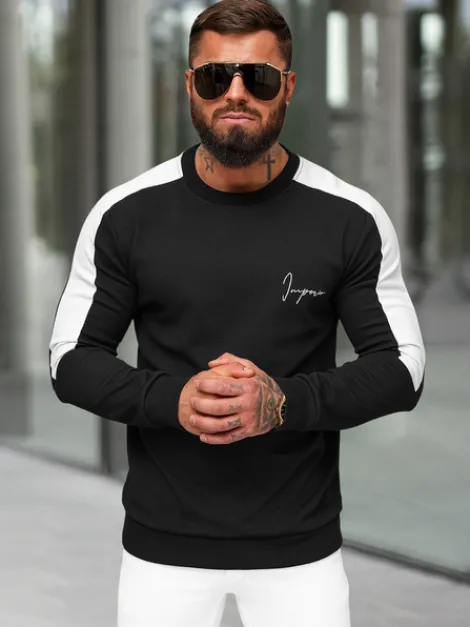 Online Herren Sweatshirt O/P2033Z Herren Sweatshirts Mit Print | Sweatshirts Ohne Kapuze