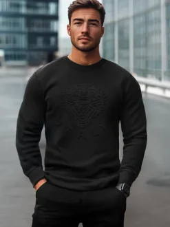 Clearance Herren Sweatshirt NB/MF2010 Herren Sweatshirts Mit Print | Sweatshirts Ohne Kapuze