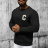 Best Herren Sweatshirt NB/MF2019 Herren Sweatshirts Mit Print | Sweatshirts Ohne Kapuze