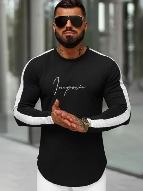 Outlet Herren Sweatshirt O/D7197Z Herren Sweatshirts Mit Print | Sweatshirts Ohne Kapuze