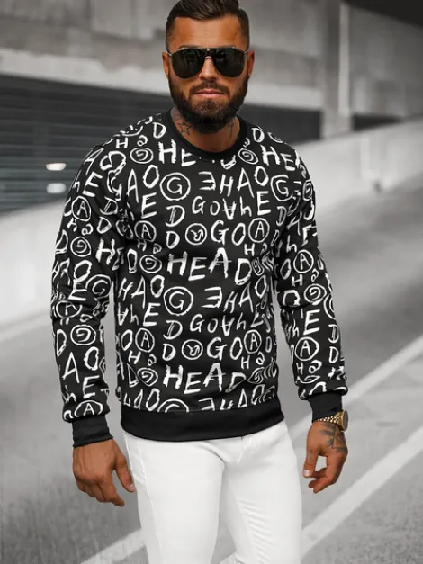Hot Herren Sweatshirt JS/8B1221/3 Herren Sweatshirts Mit Print | Sweatshirts Ohne Kapuze