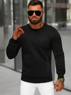 Hot Herren Sweatshirt JS/8B1357/3 Herren Sweatshirts Ohne Kapuze | Sweatshirts Mit Print