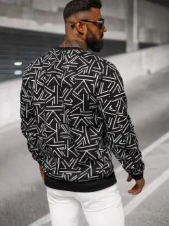 Best Herren Sweatshirt JS/8B1219/3 Herren Sweatshirts Mit Print | Sweatshirts Ohne Kapuze