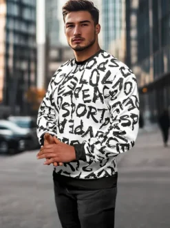 Best Herren Sweatshirt JS/8B1191/1Z Herren Sweatshirts Mit Print | Sweatshirts Ohne Kapuze