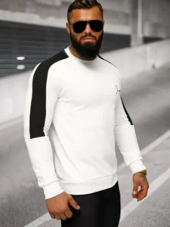 Sale Herren Sweatshirt O/P2033 Herren Sweatshirts Mit Print | Sweatshirts Ohne Kapuze