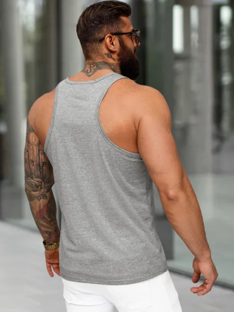 Discount Herren Tank Top Anthrazit JS/99002Z Herren Tank Tops | T-shirts Ohne Print