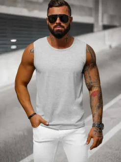 Hot Herren Tank Top JS/99001Z Herren Tank Tops | T-shirts Ohne Print