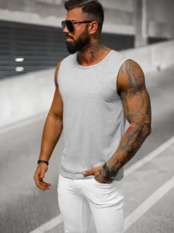 Hot Herren Tank Top JS/99001Z Herren Tank Tops | T-shirts Ohne Print