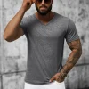 Best Herren T-shirt Anthrazit JS/712007Z Herren T-shirts Ohne Print