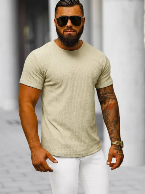 Online Herren T-shirt O/7766T Herren T-shirts Ohne Print