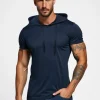 Sale Herren T-shirt Dunkelblau JS/8T89/25Z Herren T-shirts Mit Kapuze | T-shirts Ohne Print