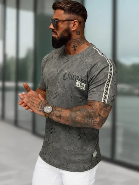 Outlet Herren T-shirt O/QQ1550 Herren T-shirts Mit Print