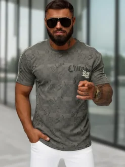 Outlet Herren T-shirt O/QQ1550 Herren T-shirts Mit Print