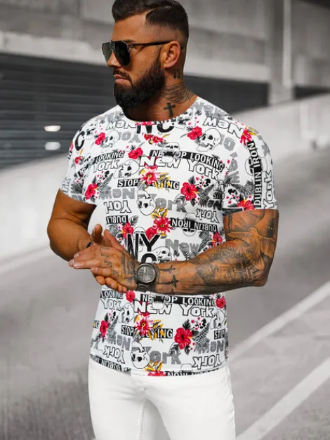 Online Herren T-shirt O/BL63Z Herren T-shirts Mit Print