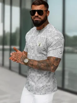 Outlet Herren T-shirt O/QQ1568 Herren T-shirts Mit Print