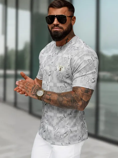 Outlet Herren T-shirt O/QQ1568 Herren T-shirts Mit Print