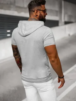 Online Herren T-shirt JS/8T955/2 Herren T-shirts Mit Kapuze | T-shirts Ohne Print