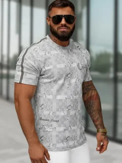 Best Herren T-shirt O/QQ1550 Herren T-shirts Mit Print