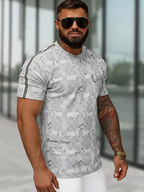 Best Herren T-shirt O/QQ1550 Herren T-shirts Mit Print