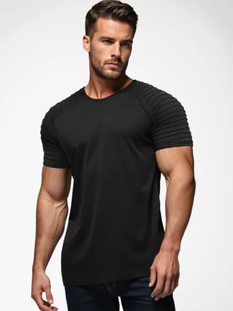 Discount Herren T-shirt JS/8T88/3 Herren T-shirts Ohne Print