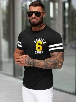 Online Herren T-shirt JS/8B1391/3 Herren T-shirts Mit Print