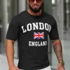 Fashion Herren T-shirt JS/8B1373/3 Herren T-shirts Mit Print
