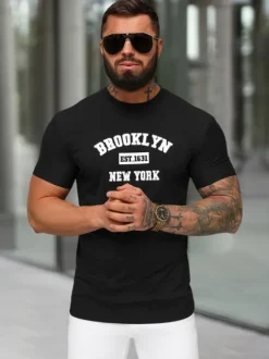 New Herren T-shirt NB/MT3134 Herren T-shirts Mit Print