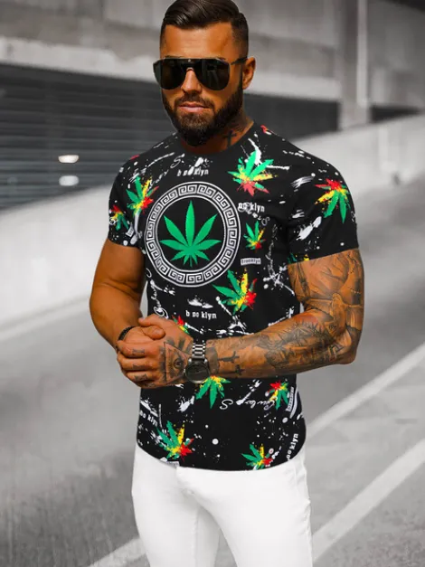 New Herren T-shirt O/T131/3Z Herren T-shirts Mit Print