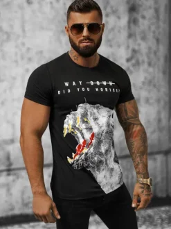 Hot Herren T-shirt O/T127/3Z Herren T-shirts Mit Print