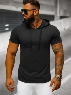 Outlet Herren T-shirt JS/8T89/3 Herren T-shirts Mit Kapuze | T-shirts Ohne Print