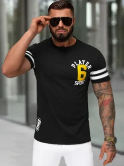 Online Herren T-shirt JS/8B1391/3 Herren T-shirts Mit Print