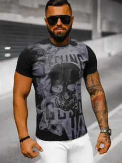 Best Herren T-shirt O/T126/3Z Herren T-shirts Mit Print