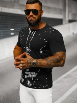 Clearance Herren T-shirt O/8T1259/3 Herren T-shirts Mit Print