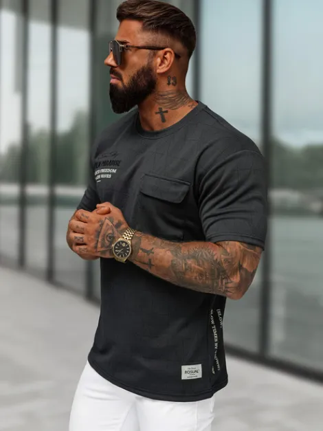 Clearance Herren T-shirt O/QQ1530 Herren T-shirts Mit Print
