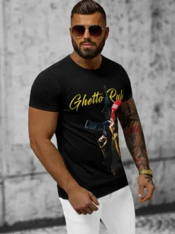 Fashion Herren T-shirt O/T129/3Z Herren T-shirts Mit Print