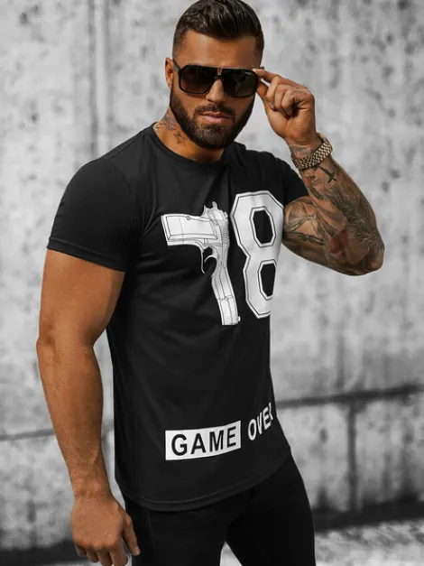 New Herren T-shirt O/T123/3Z Herren T-shirts Mit Print