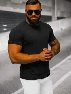 Online Herren T-shirt JS/712005Z Herren T-shirts Ohne Print