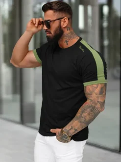 Fashion Herren T-shirt O/QQ1196 Herren T-shirts Mit Print