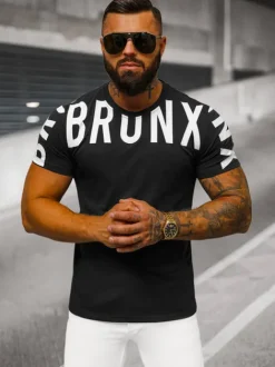 New Herren T-shirt O/8T1265/3 Herren T-shirts Mit Print