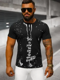 Clearance Herren T-shirt O/8T1259/3 Herren T-shirts Mit Print