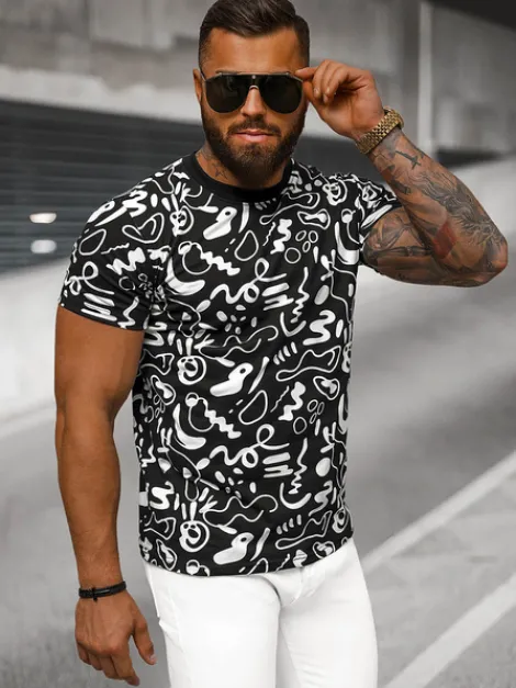 Best Herren T-shirt JS/8T1205/3 Herren T-shirts Mit Print