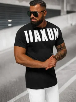 Fashion Herren T-shirt O/T1279/3 Herren T-shirts Mit Print