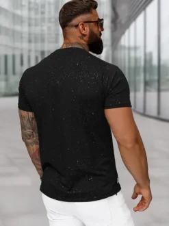New Herren T-shirt O/QQ1388 Herren T-shirts Mit Print