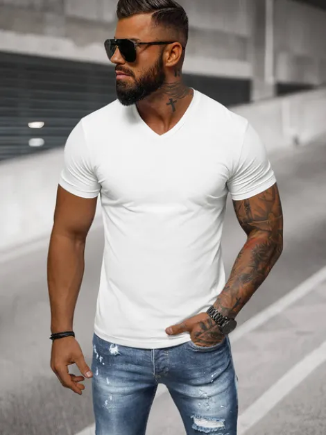 Fashion Herren T-Shirt NB/MT3099 Herren T-shirts Mit V-ausschnitt | T-shirts Ohne Print