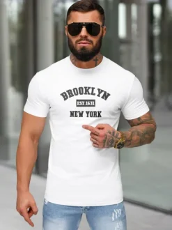 New Herren T-shirt NB/MT3134 Herren T-shirts Mit Print