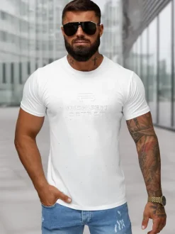 Fashion Herren T-shirt O/QQ1389 Herren T-shirts Mit Print