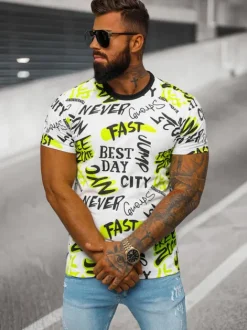 Sale Herren T-shirt JS/8T1210/1 Herren T-shirts Mit Print