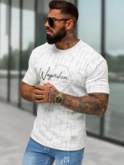 Best Herren T-shirt O/QQ1535 Herren T-shirts Mit Print