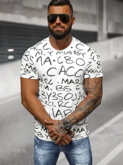 Sale Herren T-shirt JS/8T1213/1 Herren T-shirts Mit Print