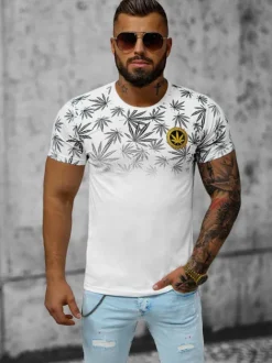 New Herren T-shirt O/T133/1Z Herren T-shirts Mit Print